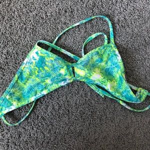 jolyn swim tops triangle vent fixed back